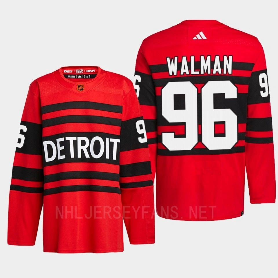 Youth Detroit Red Wings 2022 Reverse Retro 2.0 Jake Walman Red Authentic Pro Jersey Men's