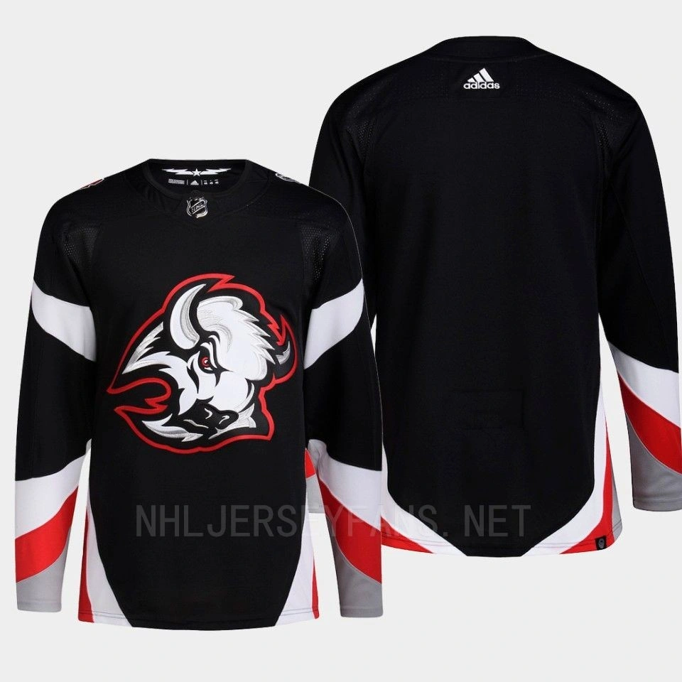 Buffalo Sabres 2022-23 Goathead Third Black Primegreen Authentic Jersey Men's Buffalo Sabres 2022-23 Goathead Third Black Primegreen Authentic Jersey Men's