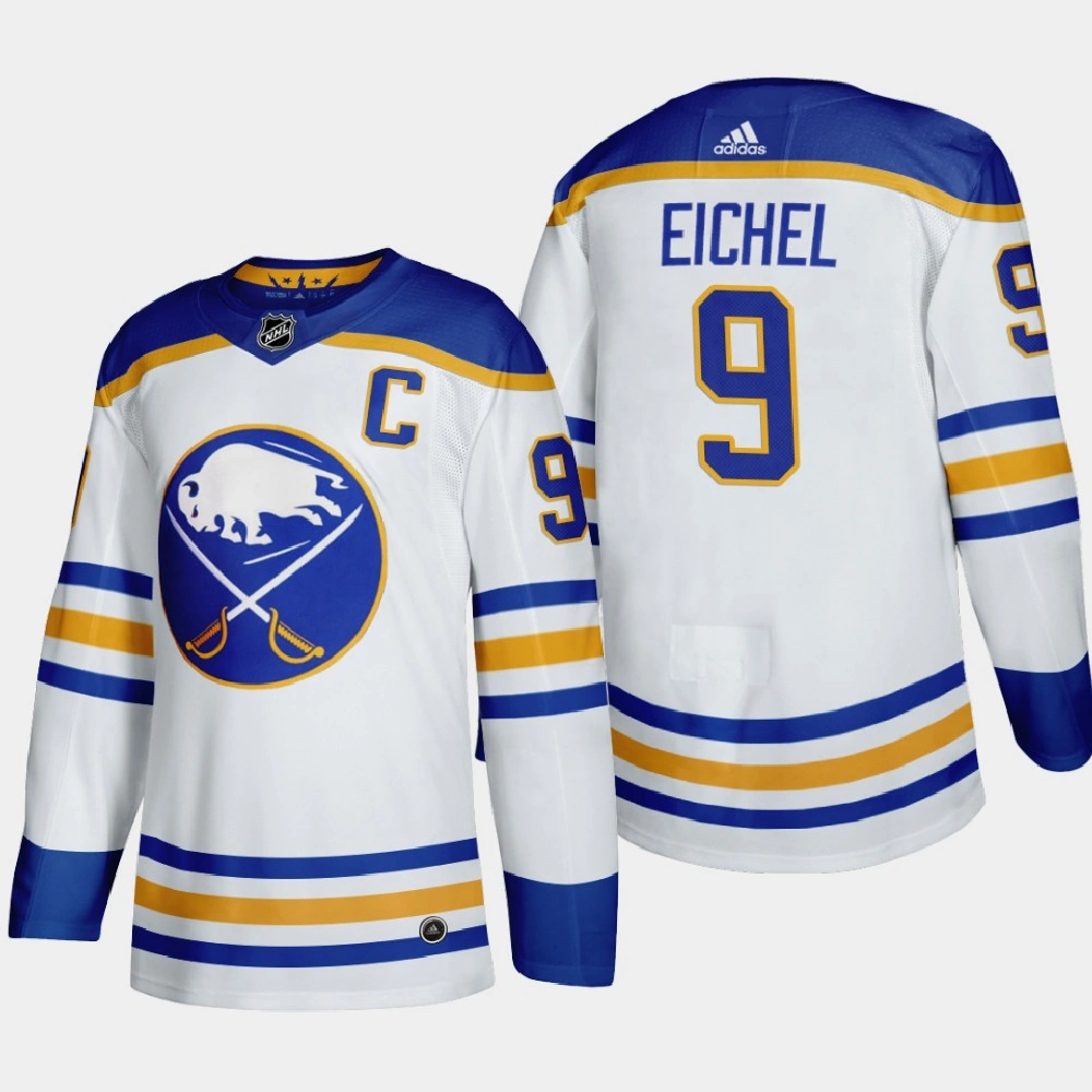 Buffalo Sabres Jack Eichel #9 2020-21 Away Return to Royal Authentic White Jersey