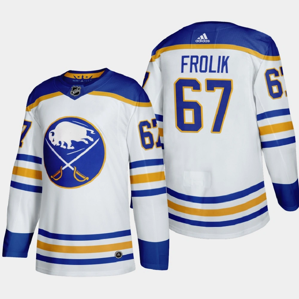 Buffalo Sabres Michael Frolik #67 2020-21 Away Return to Royal Authentic White Jersey