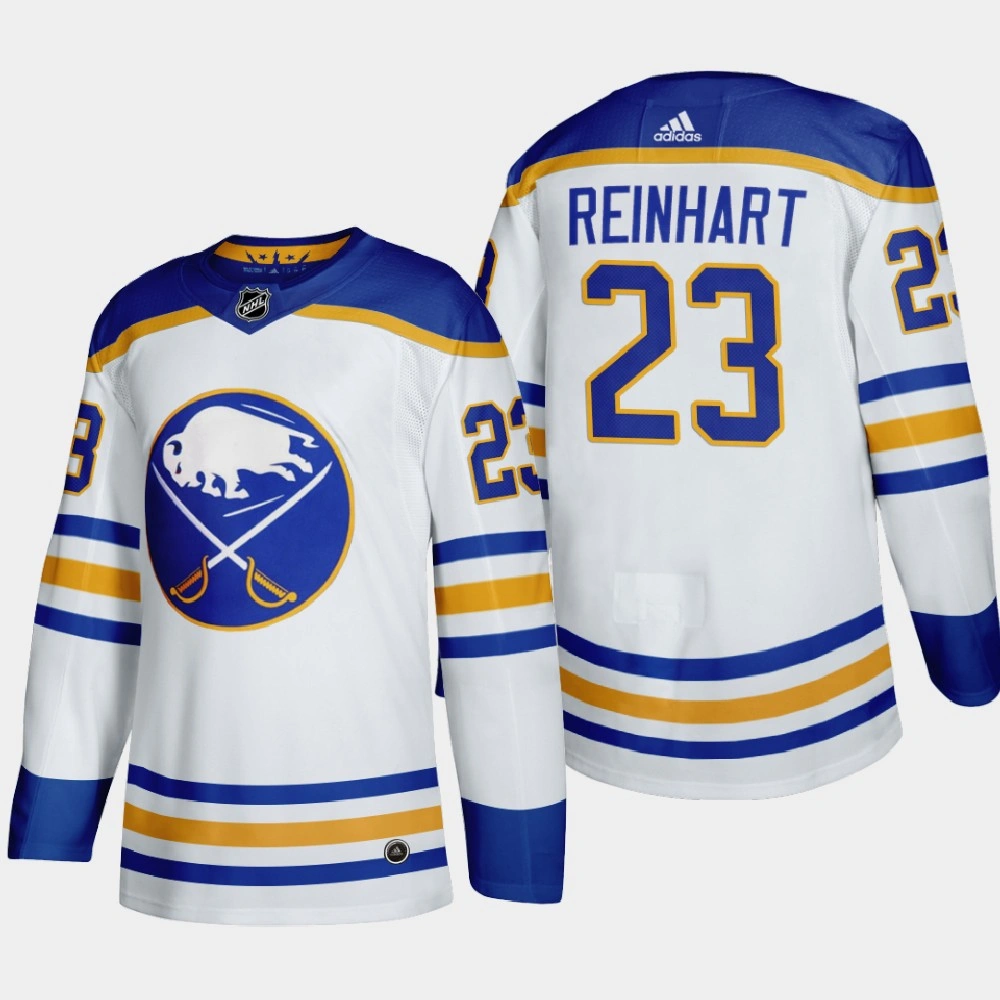 Buffalo Sabres Sam Reinhart #23 2020-21 Away Return to Royal Authentic White Jersey