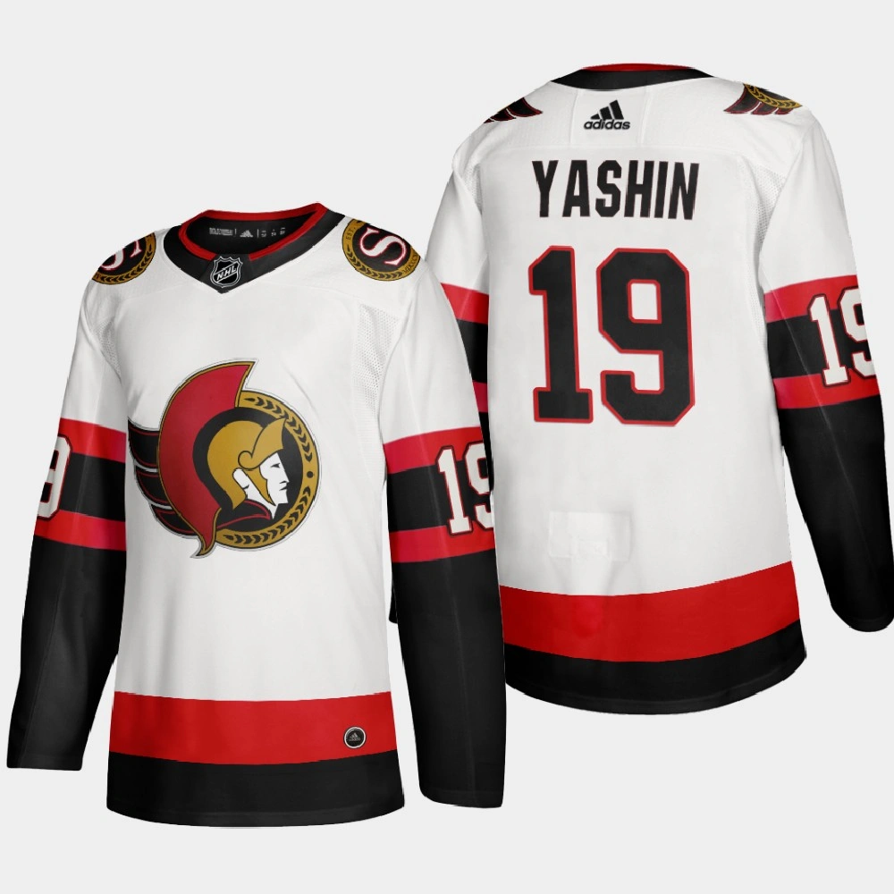 Youth Ottawa Senators Alexei Yashin #19 2020-21 Away Authentic White Jersey Youth Ottawa Senators Alexei Yashin #19 2020-21 Away Authentic White Jersey