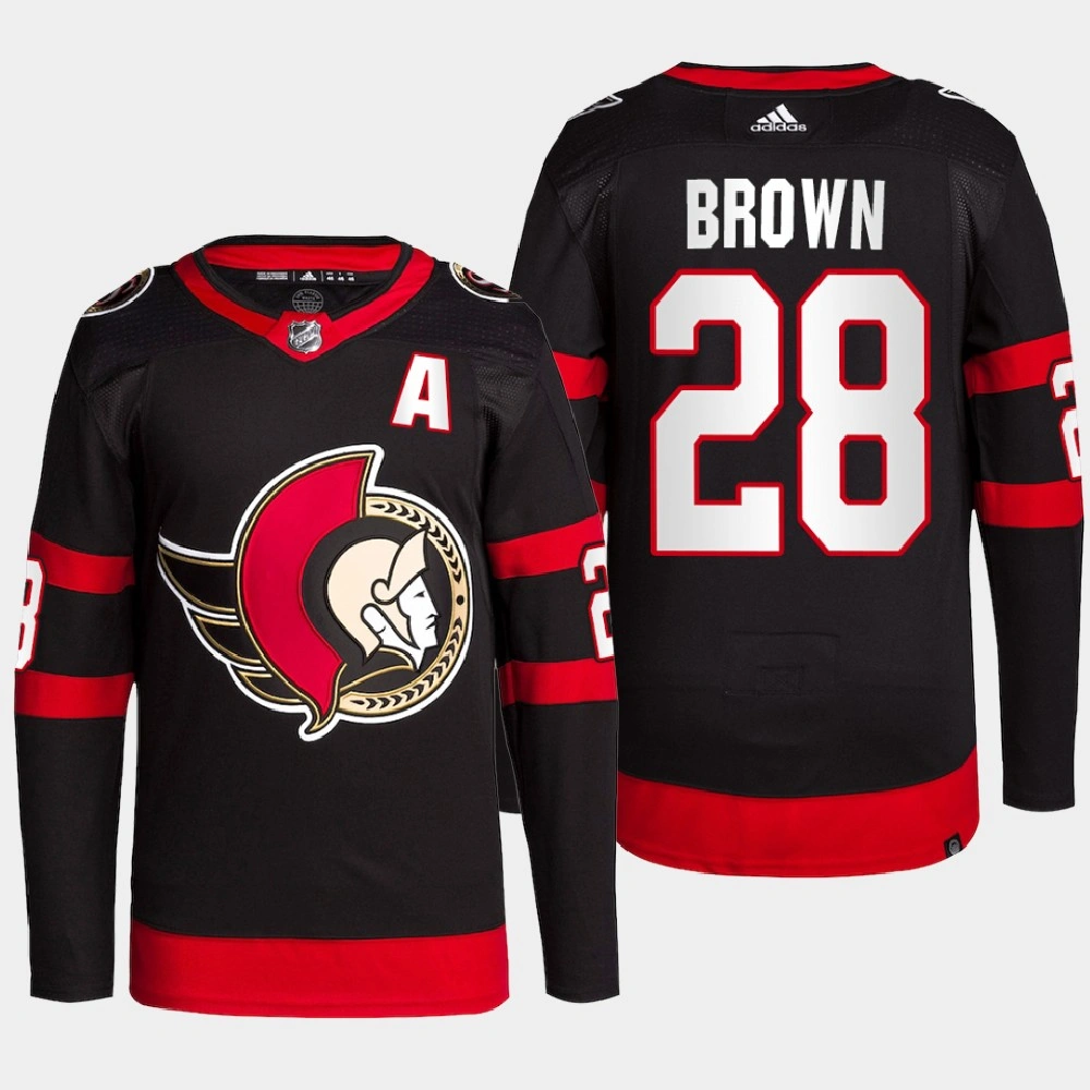 Youth Connor Brown #28 Ottawa Senators Black Jersey 2022 Home Primegreen Authentic Pro Youth Connor Brown #28 Ottawa Senators Black Jersey 2022 Home Primegreen Authentic Pro