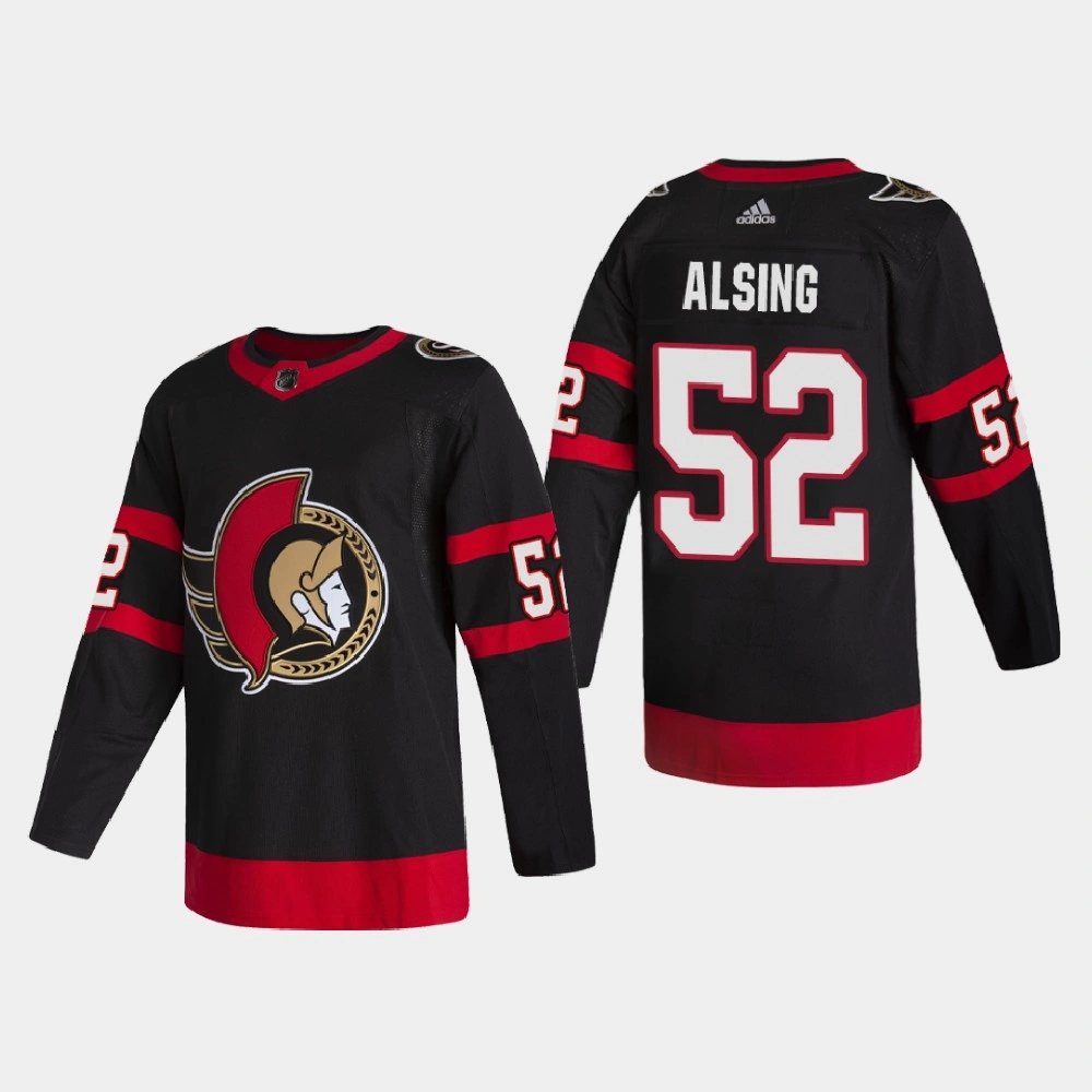 Youth Ottawa Senators Olle Alsing #52 2021 Home Authentic Black Jersey Youth Ottawa Senators Olle Alsing #52 2021 Home Authentic Black Jersey