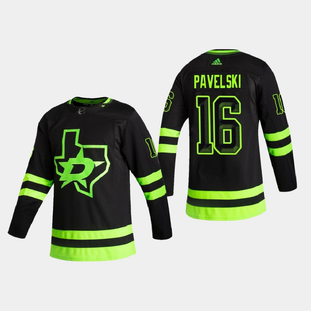 Women's Dallas Stars Joe Pavelski #16 2020-21 Alternate Blackout Authentic Pro Black Jersey