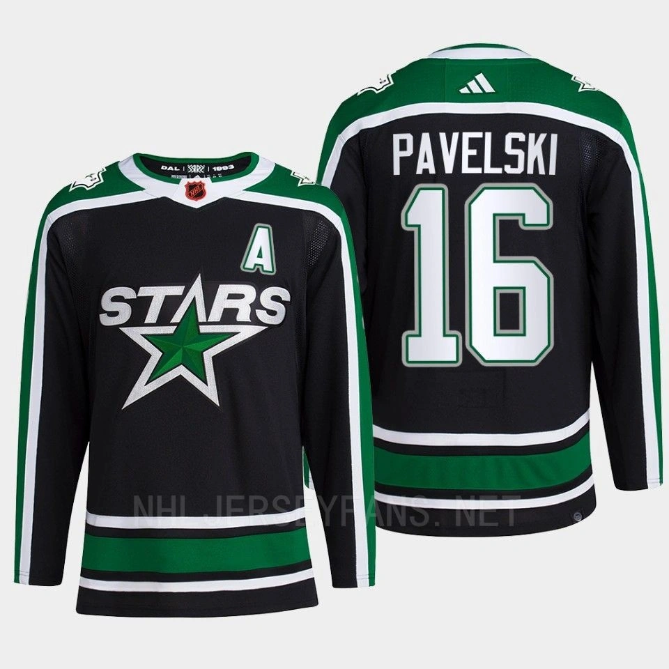 Joe Pavelski Reverse Retro 2.0 2022 Dallas Stars Black Jersey Authentic Pro Primegreen #16