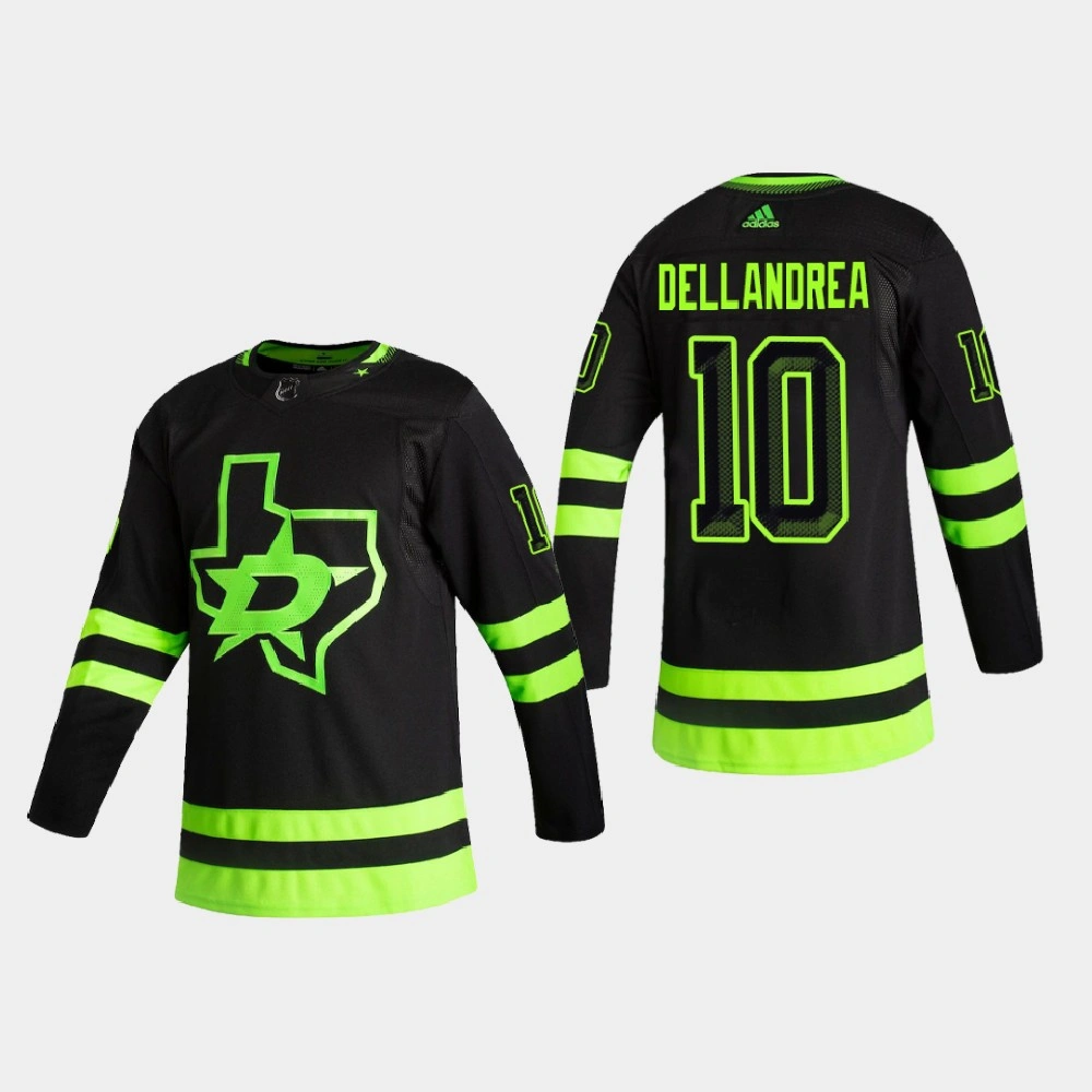 Youth Dallas Stars Ty Dellandrea #10 2020-21 Alternate Blackout Authentic Pro Black Jersey