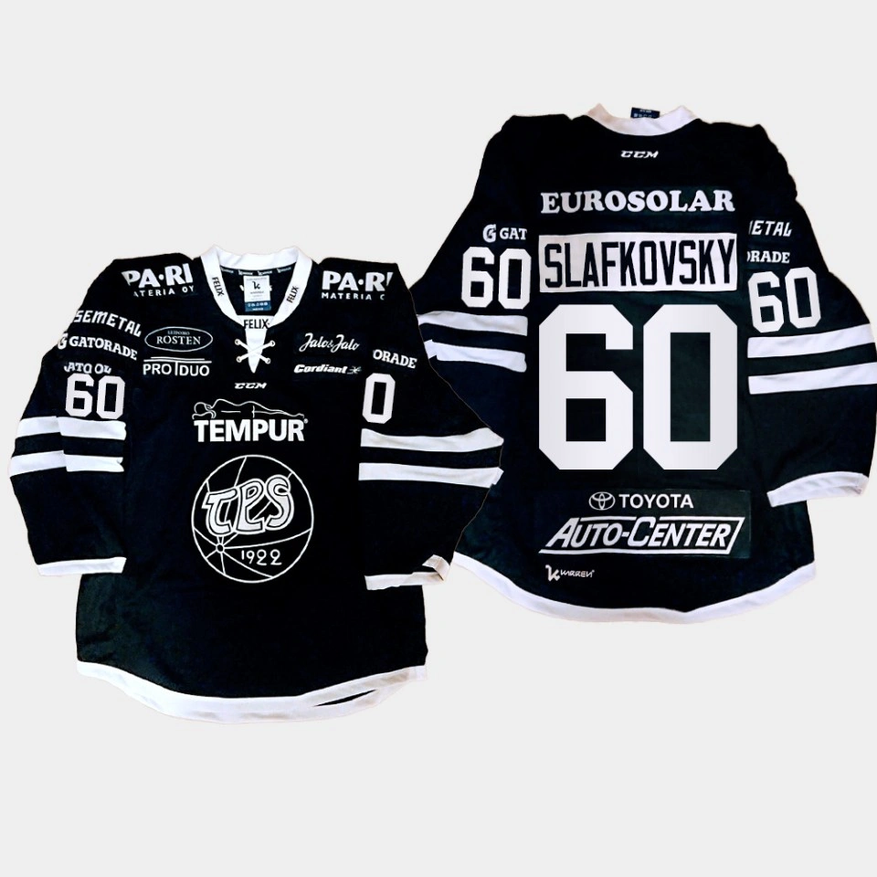 Juraj Slafkovsky #60 TPS Canadiens 2022 Draft Black Jersey Rare