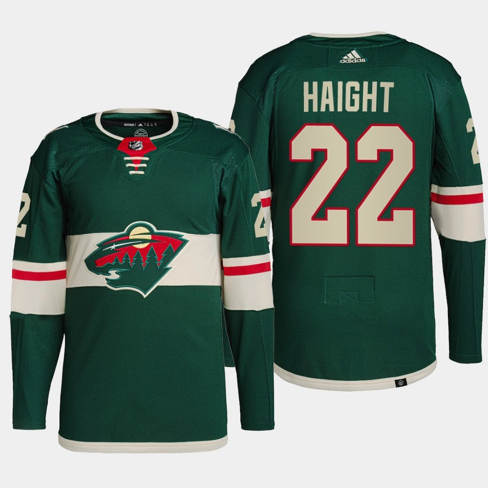 Youth Hunter Haight Minnesota Wild 2022 NHL Draft Green Jersey Authentic Primegreen Home Youth Hunter Haight Minnesota Wild 2022 NHL Draft Green Jersey Authentic Primegreen Home