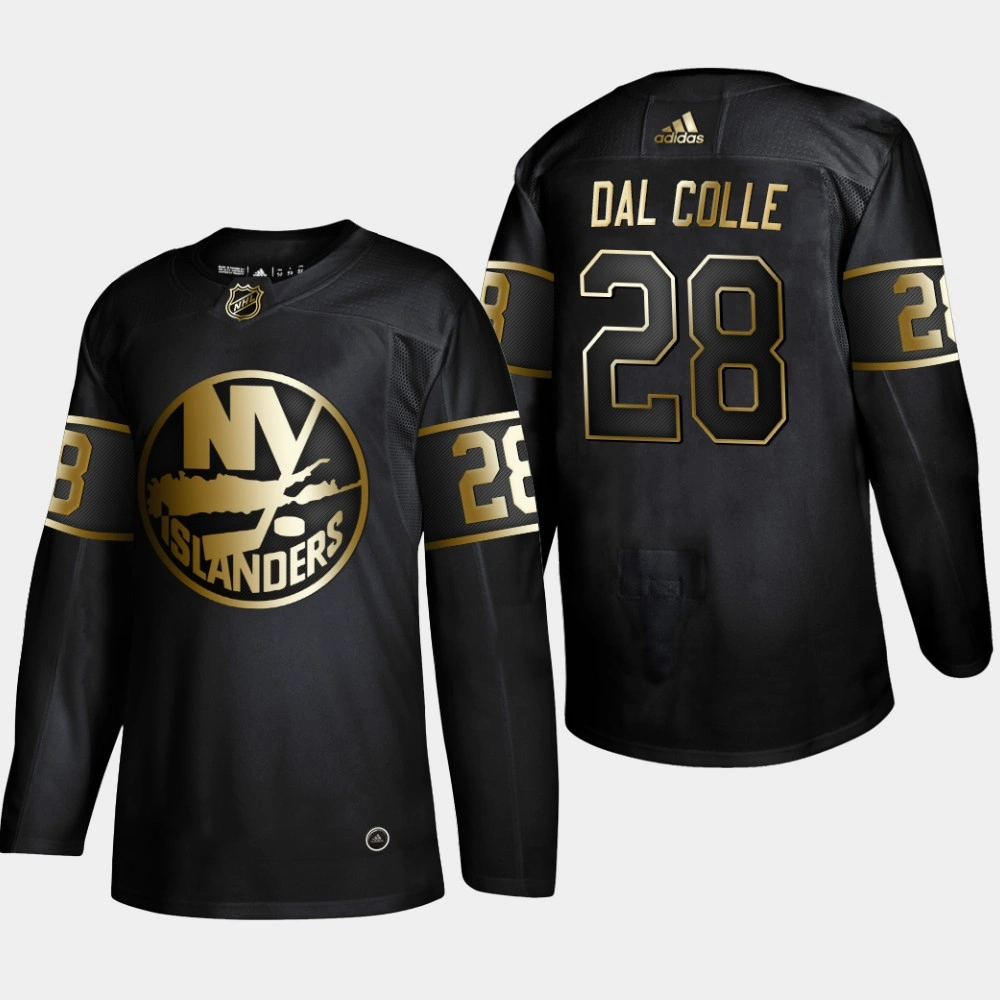 Men's Michael Dal Colle #28 New York Islanders 2019 NHL Golden Edition Player Black Authentic Jersey