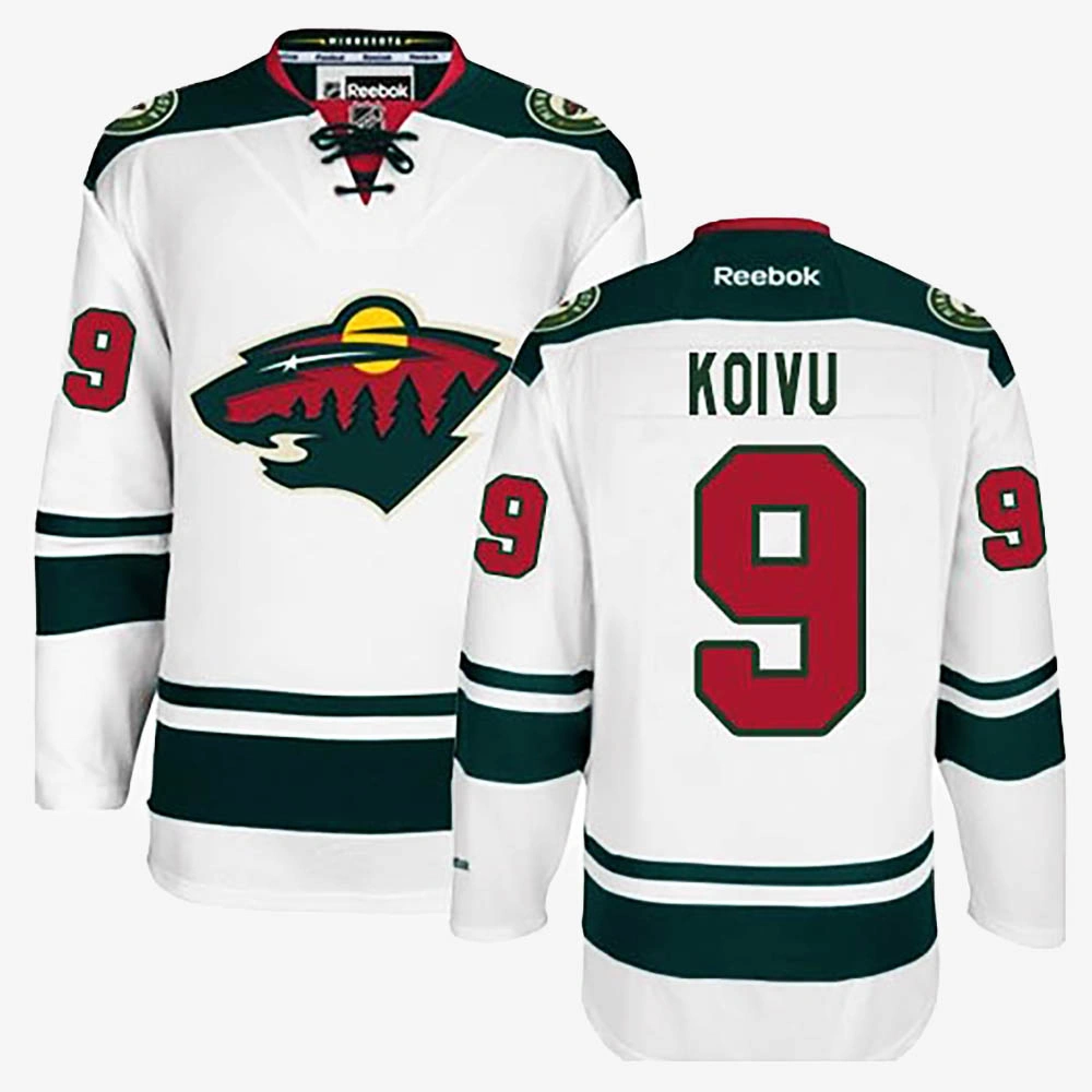 Youth Mikko Koivu Minnesota Wild White Away Jersey