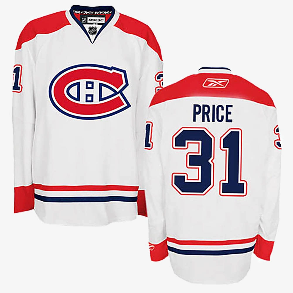 Carey Price Montreal Canadiens White Away Jersey