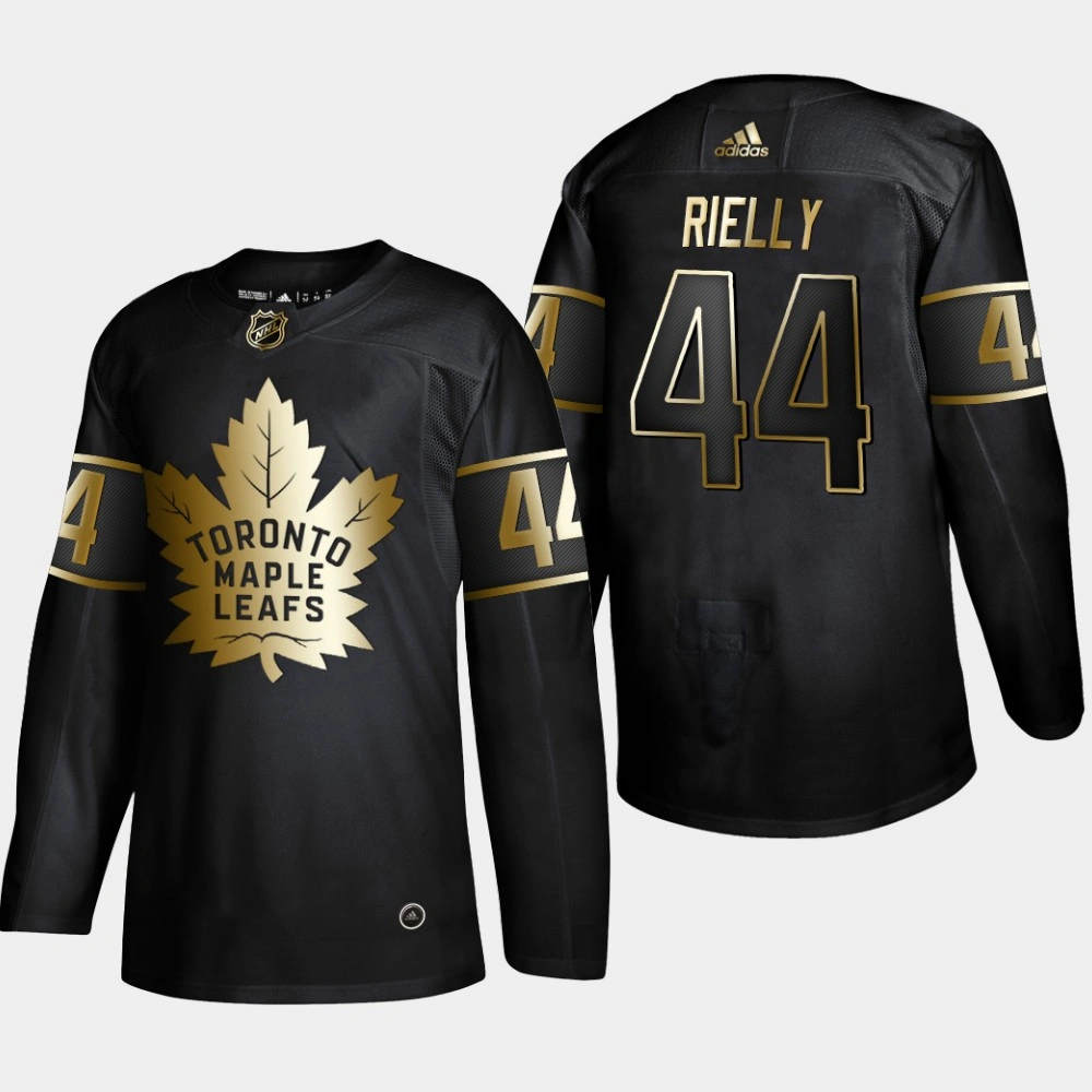 Women's Toronto Maple Leafs Morgan Rielly #44 2019 NHL Golden Edition Black Authentic Player Jersey