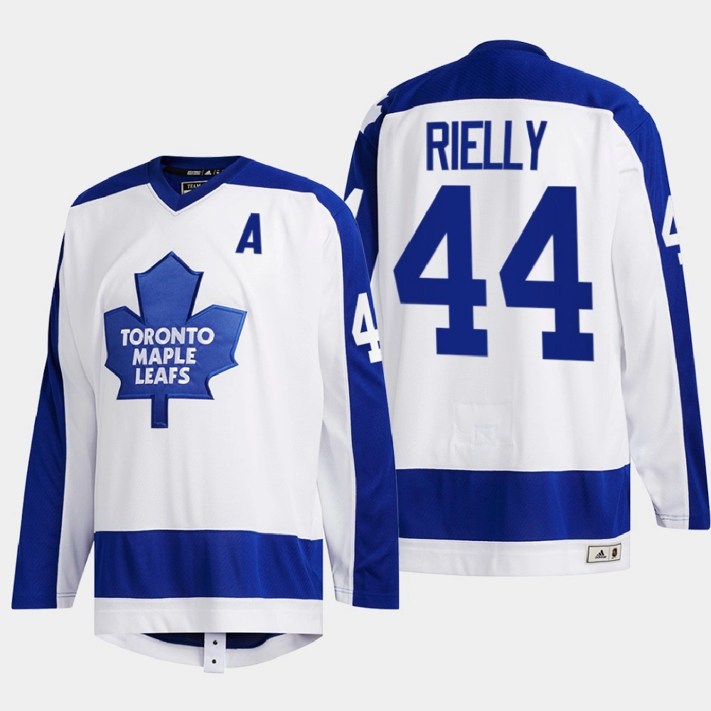Toronto Maple Leafs Morgan Rielly #44 Team Classics White Jersey Primary Logo Toronto Maple Leafs Morgan Rielly #44 Team Classics White Jersey Primary Logo