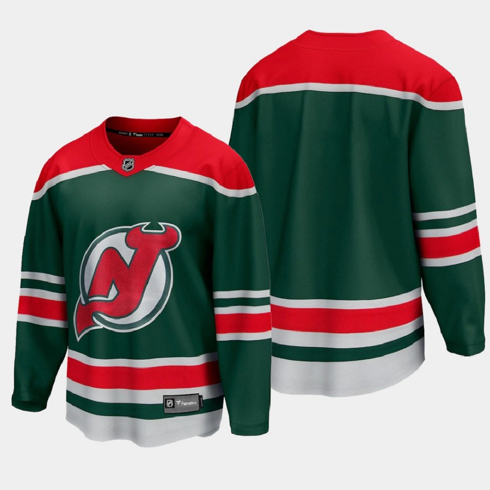 Youth New Jersey Devils Special Edition 2020-21 Breakaway Blank Green Jersey Youth New Jersey Devils Special Edition 2020-21 Breakaway Blank Green Jersey