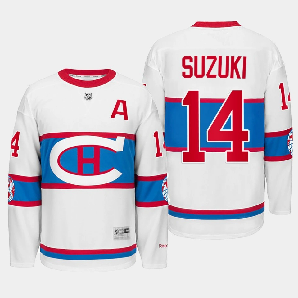 Winter Classic 2016 Montreal Canadiens Nick Suzuki Throwback White #14 Jersey Winter Classic 2016 Montreal Canadiens Nick Suzuki Throwback White #14 Jersey