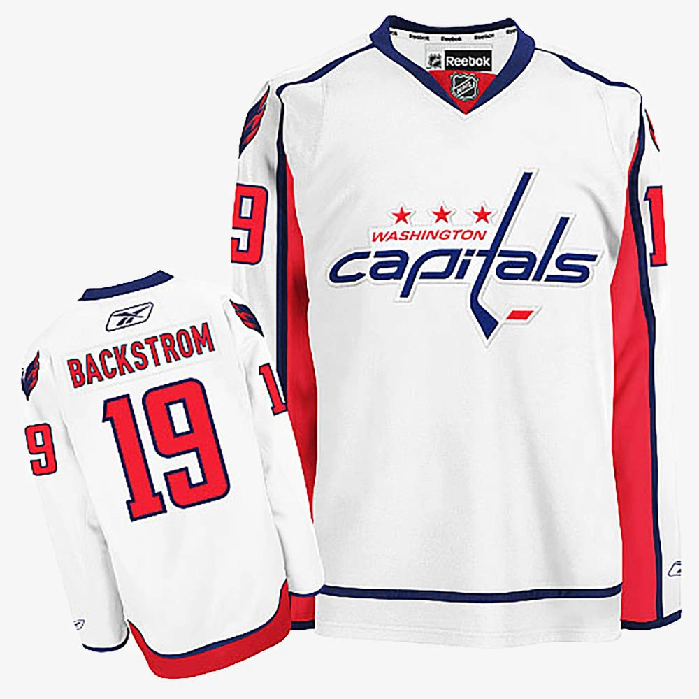 Nicklas Backstrom Washington Capitals White Away Jersey