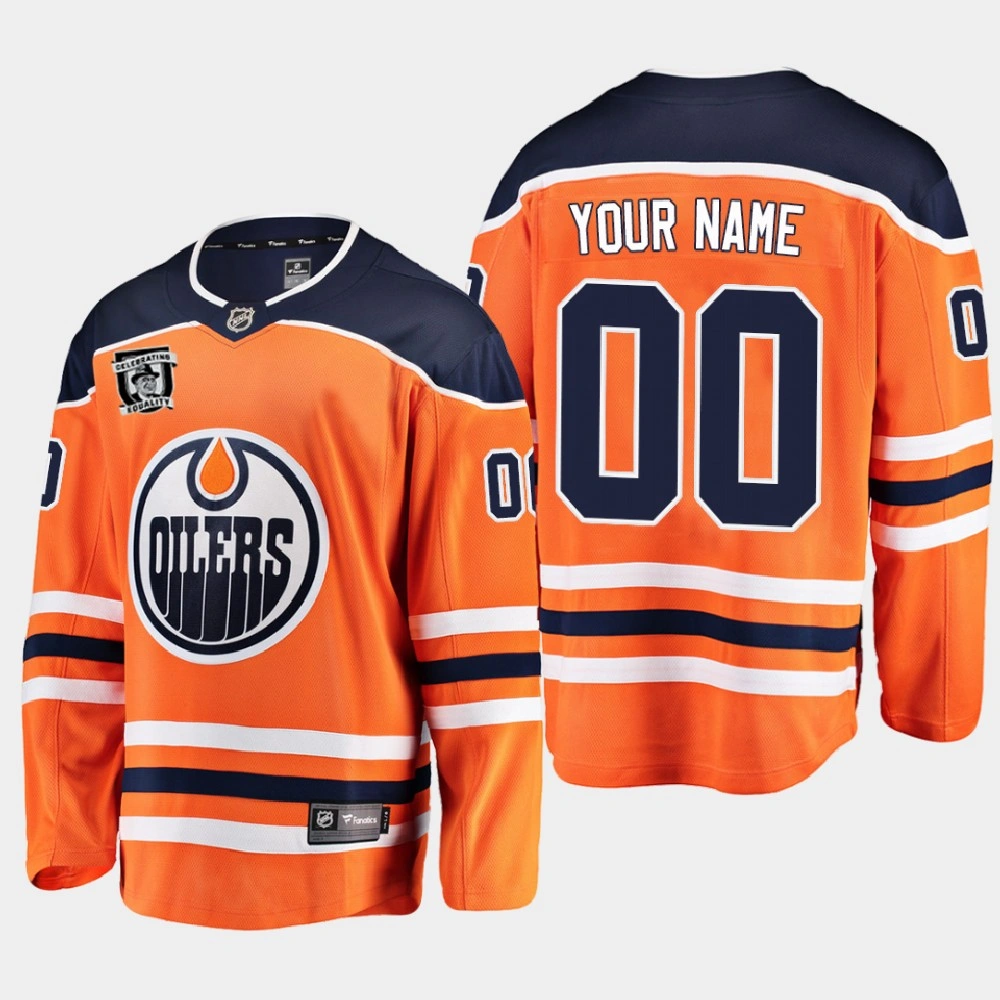 Edmonton Oilers 2021 Honor Willie O'Ree Celebrate Equality MLK Jr. Day Orange Jersey