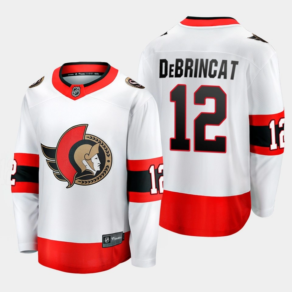 Women's Alex DeBrincat Ottawa Senators Away White Jersey Women's Alex DeBrincat Ottawa Senators Away White Jersey