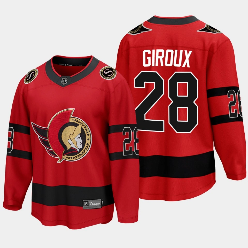 Claude Giroux Ottawa Senators Special Edition Retro Red Jersey