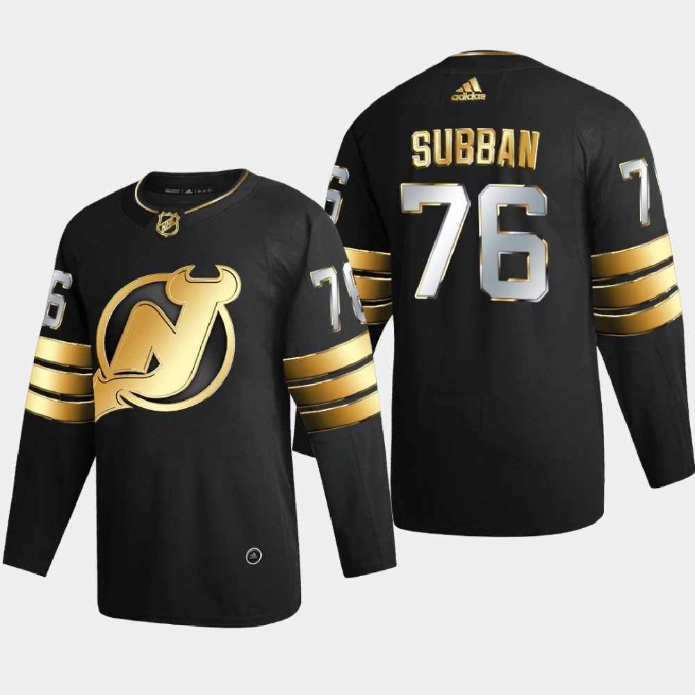 Women's New Jersey Devils p.k.subban #76 2020-21 Golden Edition Limited Authentic Jersey - Black Women's New Jersey Devils p.k.subban #76 2020-21 Golden Edition Limited Authentic Jersey - Black