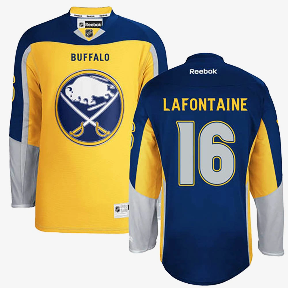 Pat Lafontaine Buffalo Sabres Gold Alternate Jersey