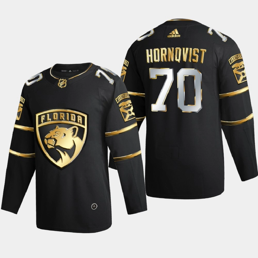 Women's Florida Panthers Patric Hornqvist #70 2020-21 Authentic Golden Limited Edition Jersey - Black