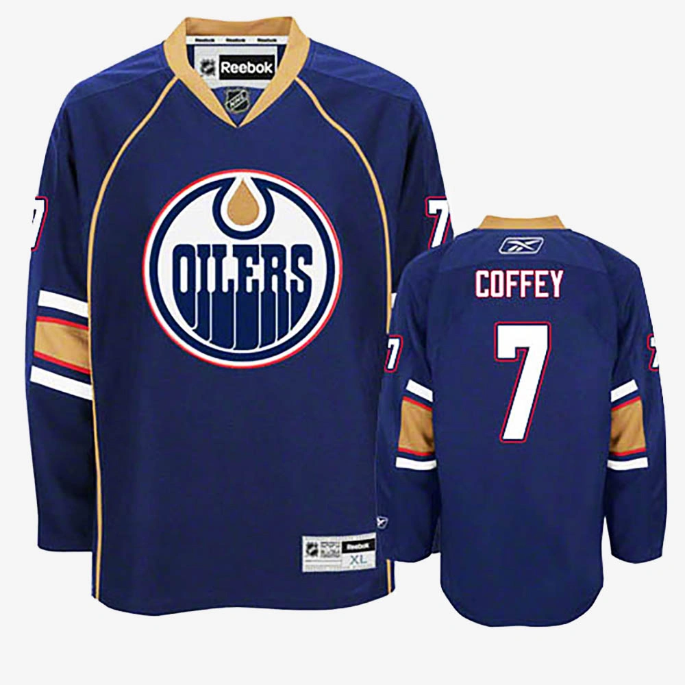 Youth Paul Coffey Edmonton Oilers Navy Blue Alternate Jersey