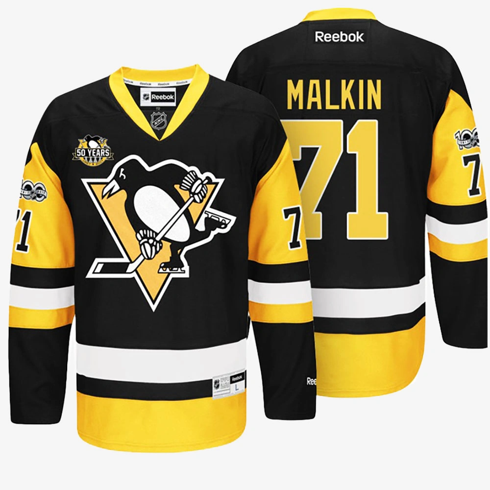 Evgeni Malkin Pittsburgh Penguins Black 1917-2017 Centennial Classic Jersey