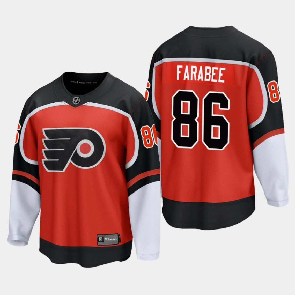 Women's Philadelphia Flyers Joel Farabee #86 Special Edition 2021 Orange Jersey