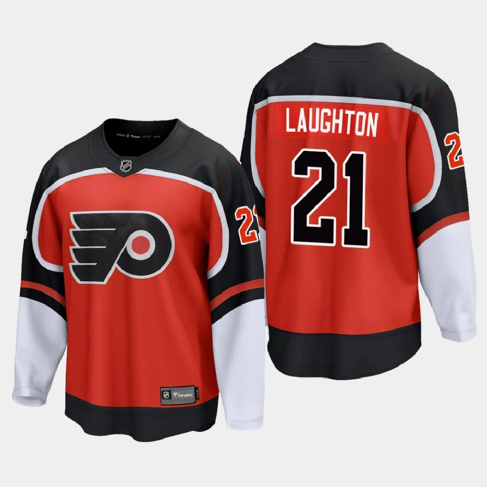 Women's Philadelphia Flyers Scott Laughton #21 Special Edition 2021 Orange Jersey