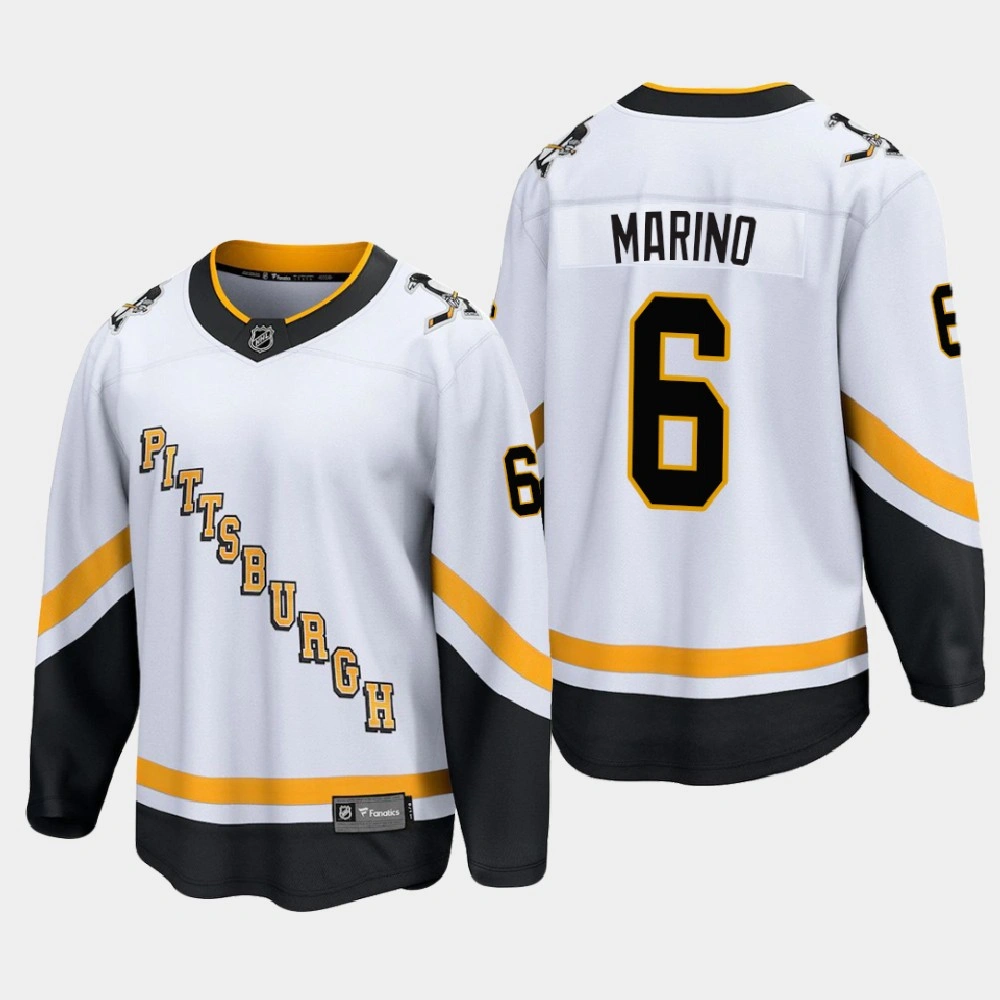 Women's Pittsburgh Penguins John Marino #6 Special Edition 2021 White Jersey