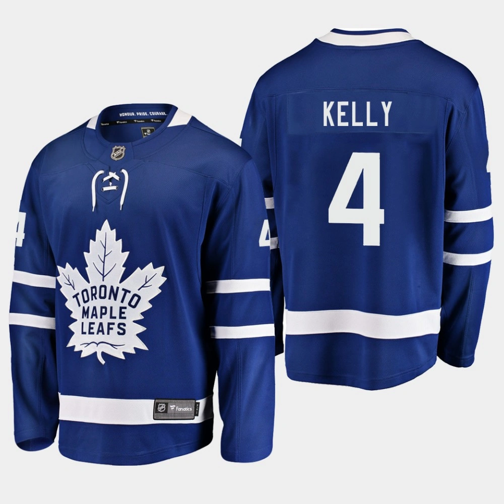 Toronto Maple Leafs Red Kelly #4 Home Blue Legend Jersey