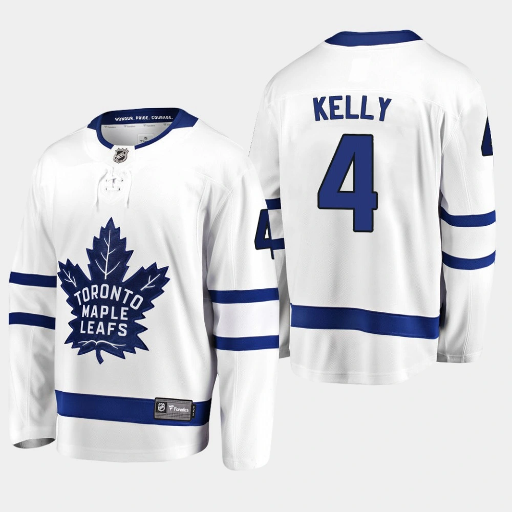 Toronto Maple Leafs Red Kelly #4 Away White Legend Jersey