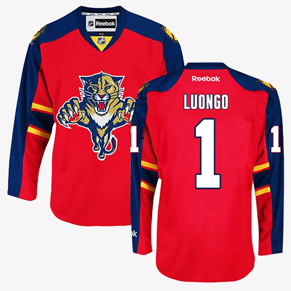 Roberto Luongo Florida Panthers Red Home Jersey Roberto Luongo Florida Panthers Red Home Jersey