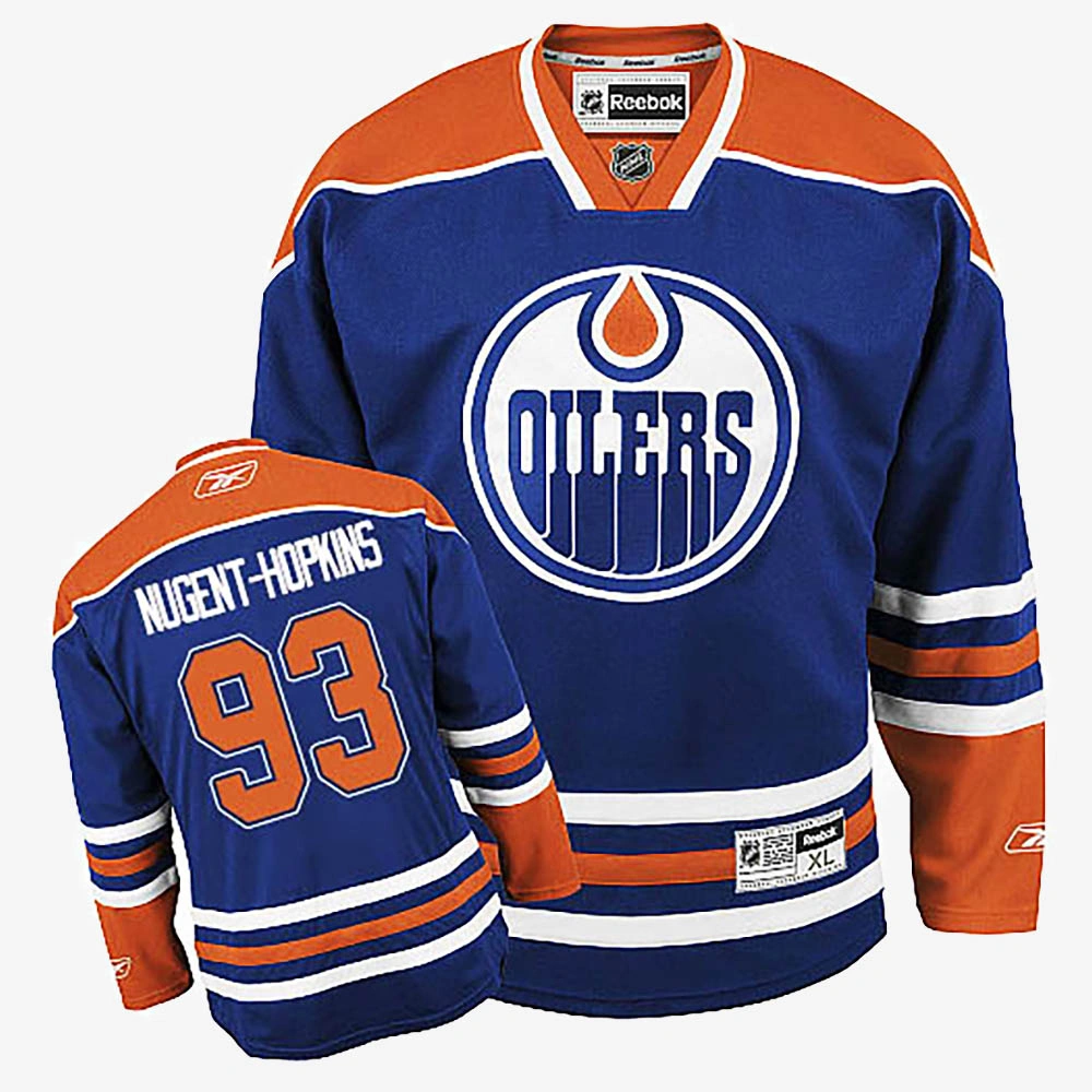 Youth Ryan Nugent-Hopkins Edmonton Oilers Royal Blue Home Jersey Youth Ryan Nugent-Hopkins Edmonton Oilers Royal Blue Home Jersey