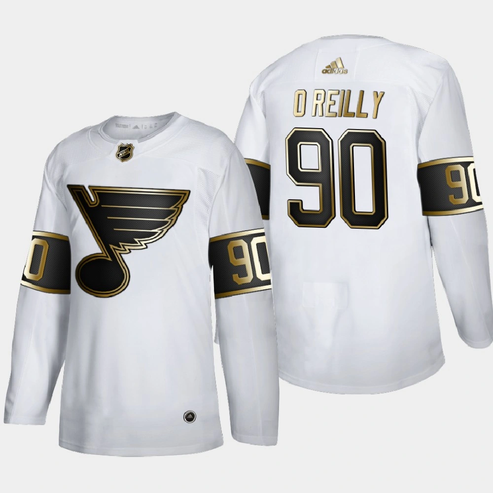 Men's St. Louis Blues Ryan O'Reilly #90 2020 Selke Trophy White Jersey