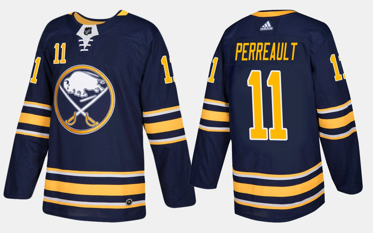 Youth Buffalo Sabres #11 Retired Gilbert Perreault Home Navy Jersey Youth Buffalo Sabres #11 Retired Gilbert Perreault Home Navy Jersey