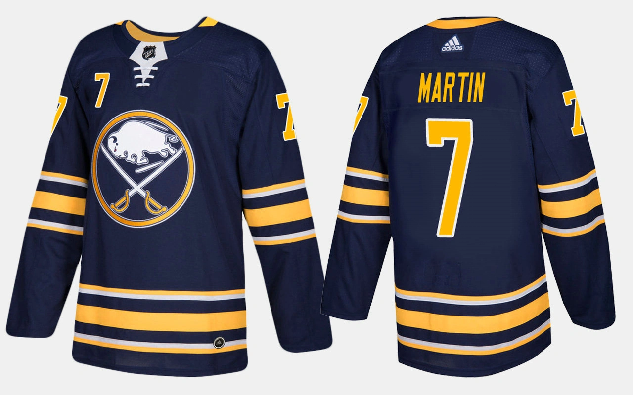 Buffalo Sabres #7 Retired Rick Martin Home Navy Jersey Buffalo Sabres #7 Retired Rick Martin Home Navy Jersey