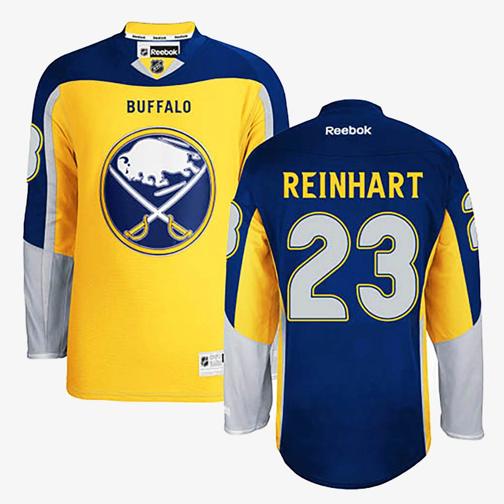 Sam Reinhart Buffalo Sabres Gold Alternate Jersey Sam Reinhart Buffalo Sabres Gold Alternate Jersey