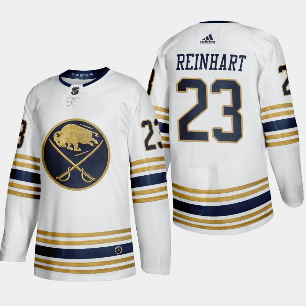 Women's Sabres #23 Sam Reinhart White 50th Anniversary Third Authentic Jersey