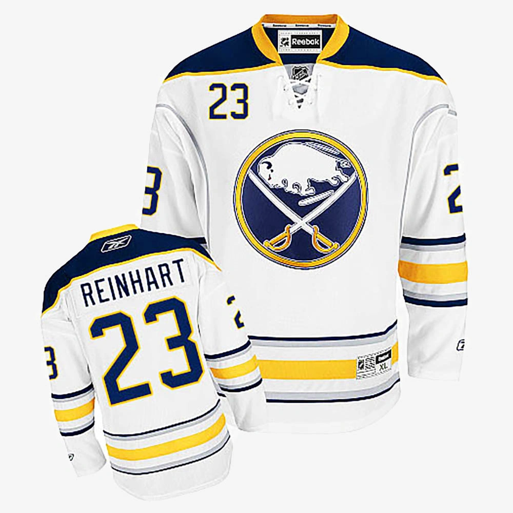 Sam Reinhart Buffalo Sabres White Away Jersey