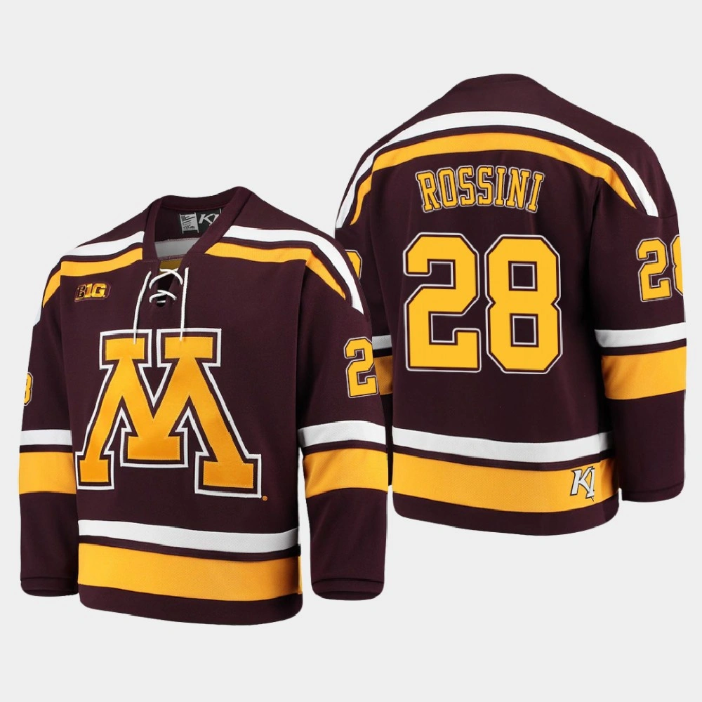 Women's Minnesota Golden Gophers Sam Rossini #28 2021 B1G Tournament Championship Replica Maroon Jersey Women's Minnesota Golden Gophers Sam Rossini #28 2021 B1G Tournament Championship Replica Maroon Jersey