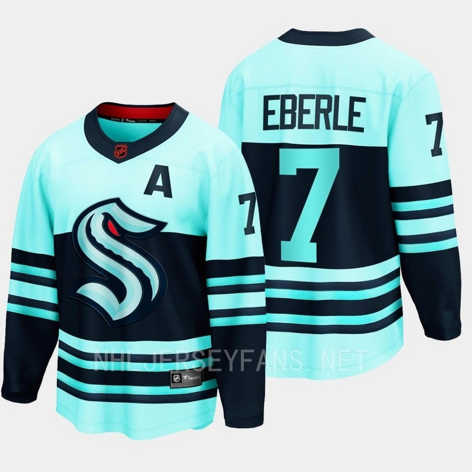 Women's Jordan Eberle Seattle Kraken 2022 Special Edition 2.0 Breakaway Retro Teal Jersey