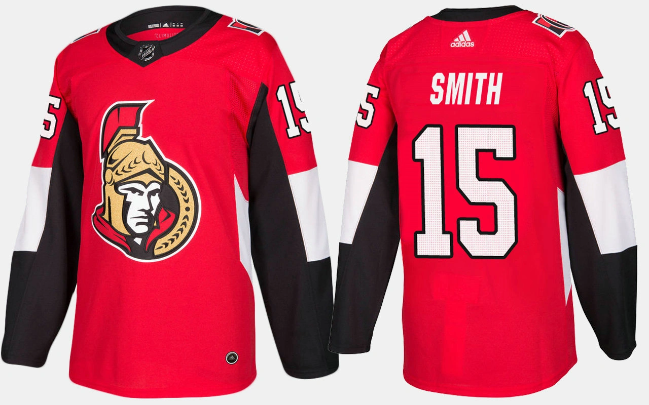 Youth Ottawa Senators #15 Zack Smith Home Red Jersey Youth Ottawa Senators #15 Zack Smith Home Red Jersey