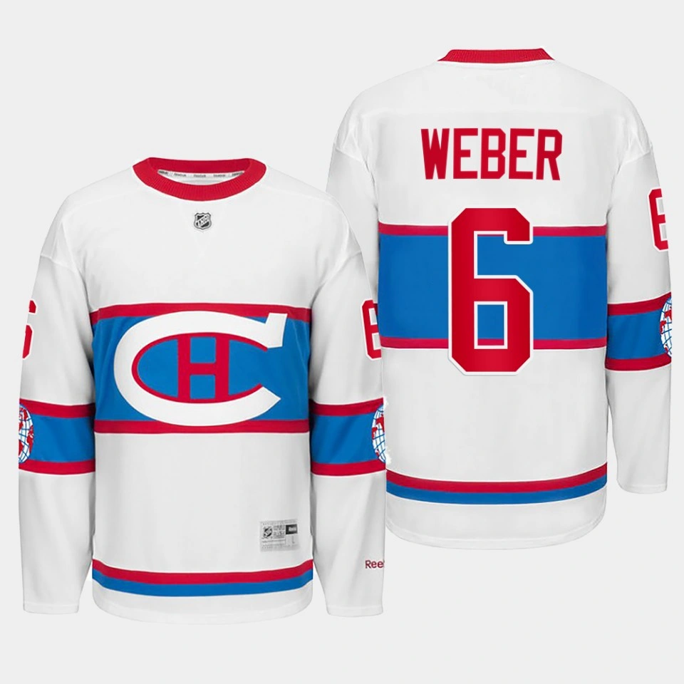 Winter Classic 2016 Montreal Canadiens Shea Weber Throwback White #6 Jersey Winter Classic 2016 Montreal Canadiens Shea Weber Throwback White #6 Jersey