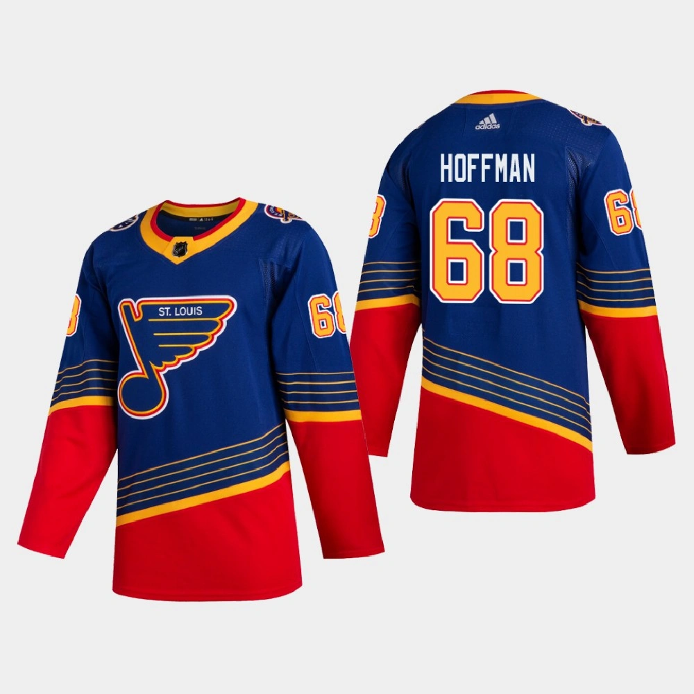 Men's St. Louis Blues Mike Hoffman #68 Retro 2020-21 Authentic Royal Jersey