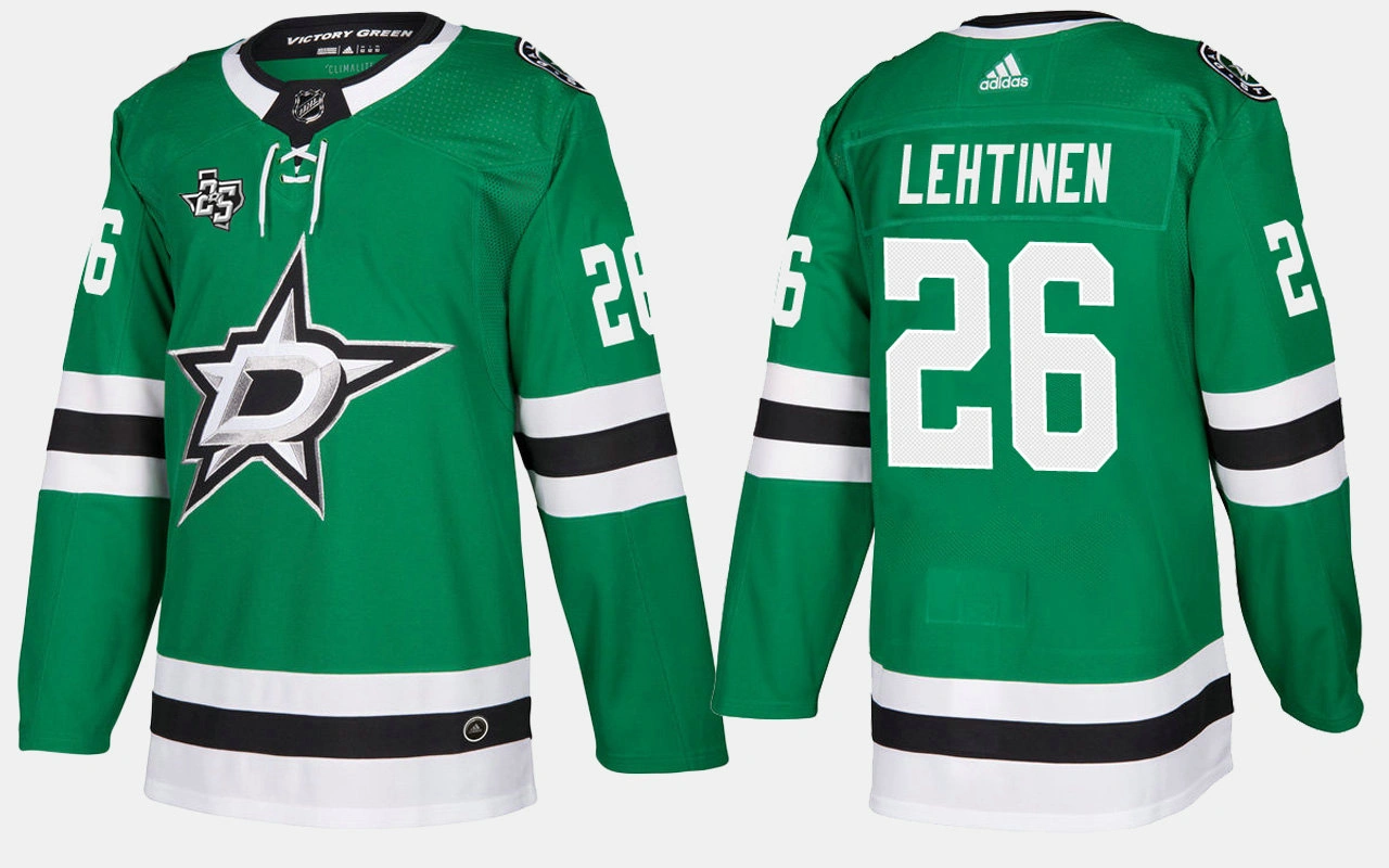 Dallas Stars #26 Retired Jere Lehtinen Home Green Jersey Dallas Stars #26 Retired Jere Lehtinen Home Green Jersey