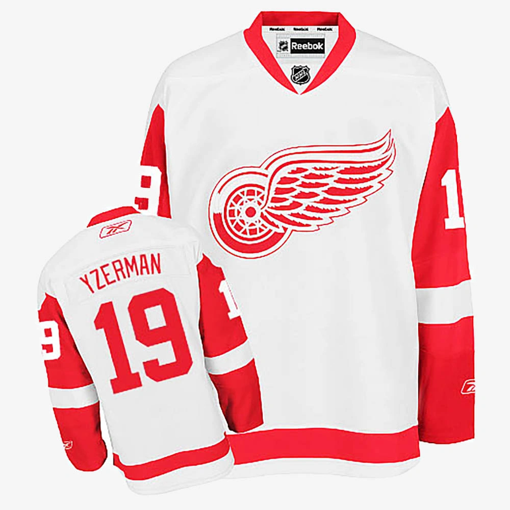 Steve Yzerman Detroit Red Wings White Away Jersey