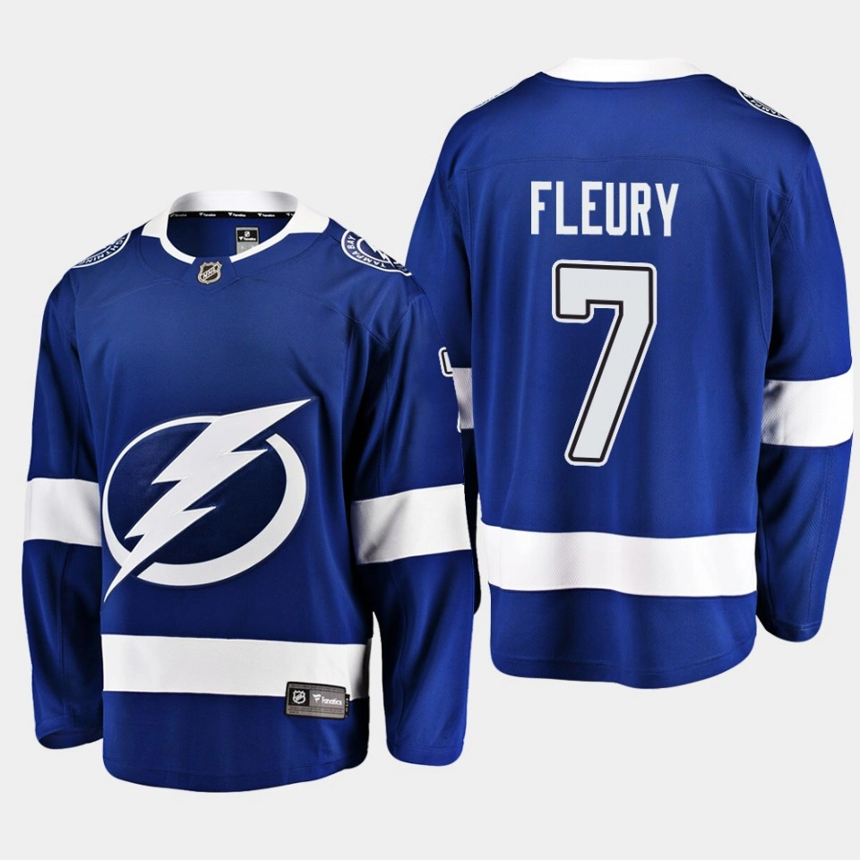 Youth Haydn Fleury Tampa Bay Lightning Home Breakaway Player Blue Jersey